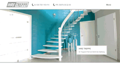 Desktop Screenshot of ihre-treppe.de